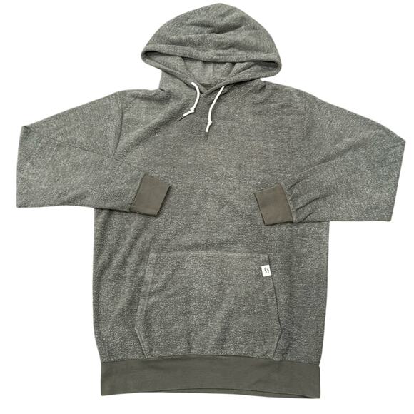 Feat Blanket Blend Unisex Super Soft Hoodie Olive Green Size L - Picture 1 of 7
